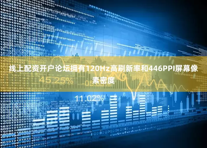 线上配资开户论坛拥有120Hz高刷新率和446PPI屏幕像素密度