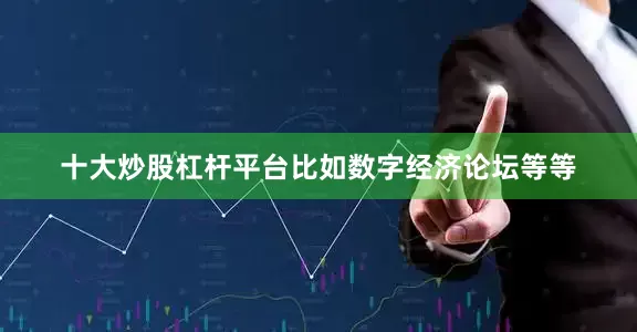 十大炒股杠杆平台比如数字经济论坛等等